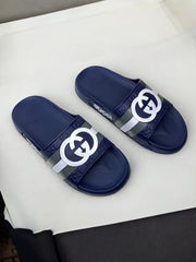 Gucci Blue Premium Medicated Slippers