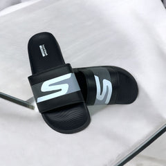 Skechers Black Hyper Burst Slide