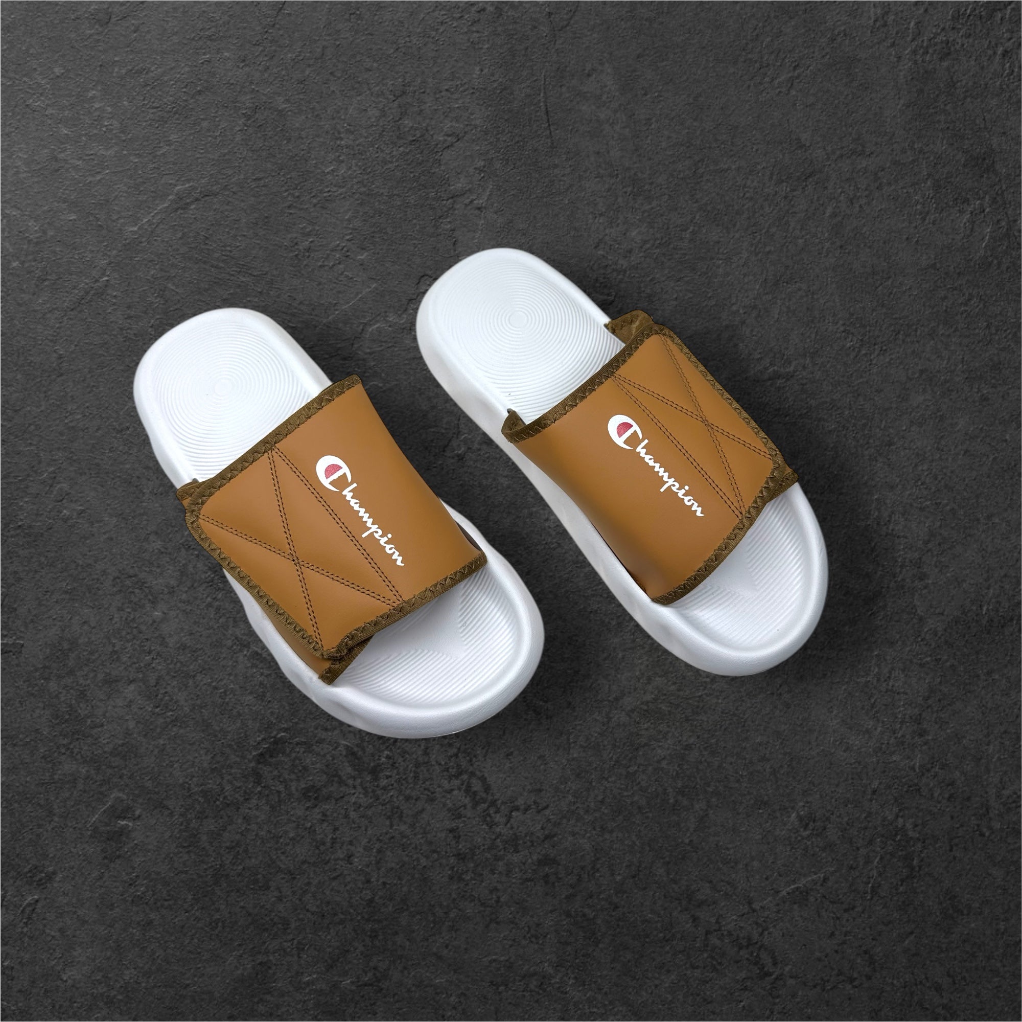 Champion Mustard Adjust Soft & Comfortable Slides