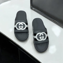 Gucci Gray Premium Medicated Slippers