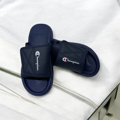 Champion Blue Adjust Soft & Comfortable Slides