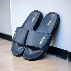 Navy Blue  Vans Slides ( VN-09 )