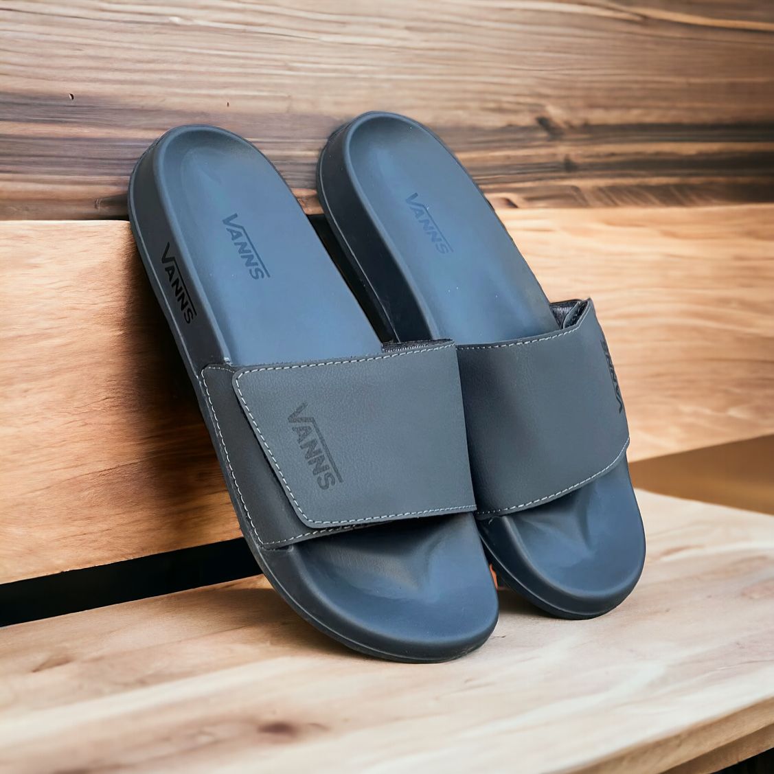 Gray Vans Slides ( VN-08 )