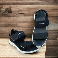 BLACK FIT UP SKECHER SANDAL US-3700